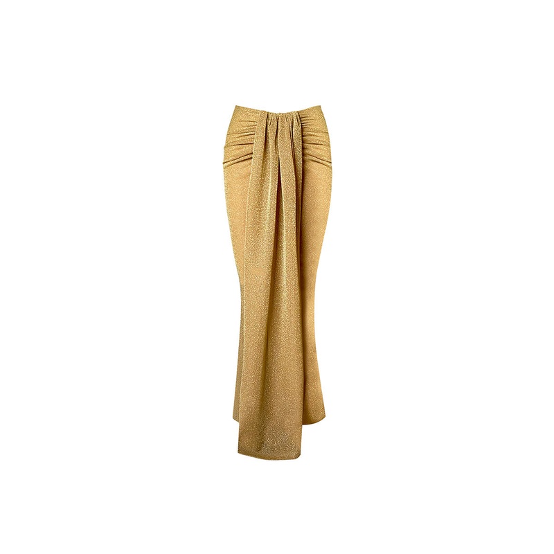 LITTLE MERMAID MAXI SKIRT IN GOLD