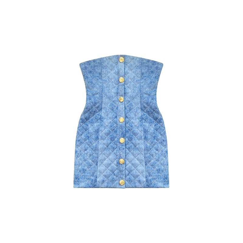 MEGGY DENIM MINI DRESS
