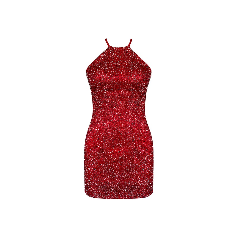 PARADISO MINI DRESS IN RED