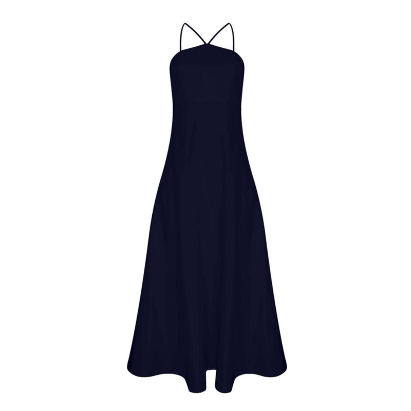 RILEY MIDNIGHT BLUE MIDI DRESS