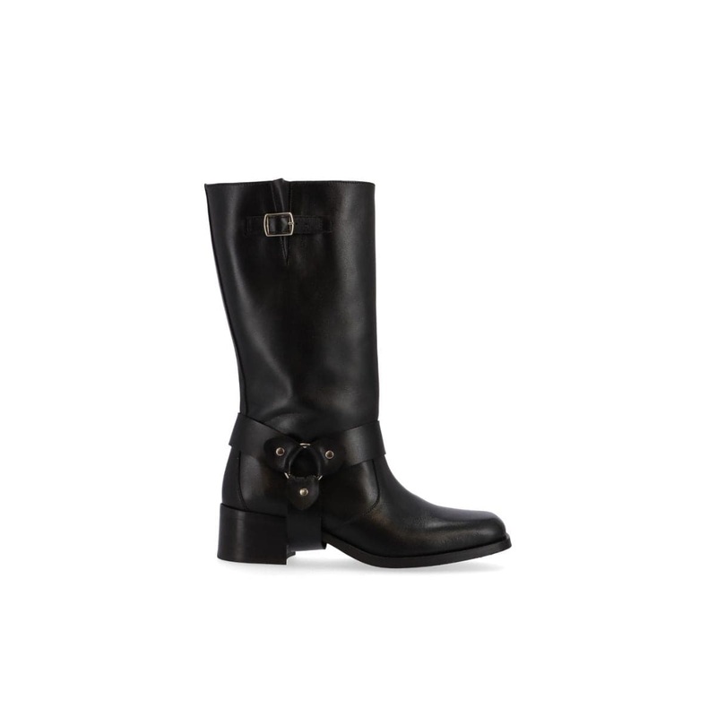 ROCKY BLACK LEATHER BOOTS