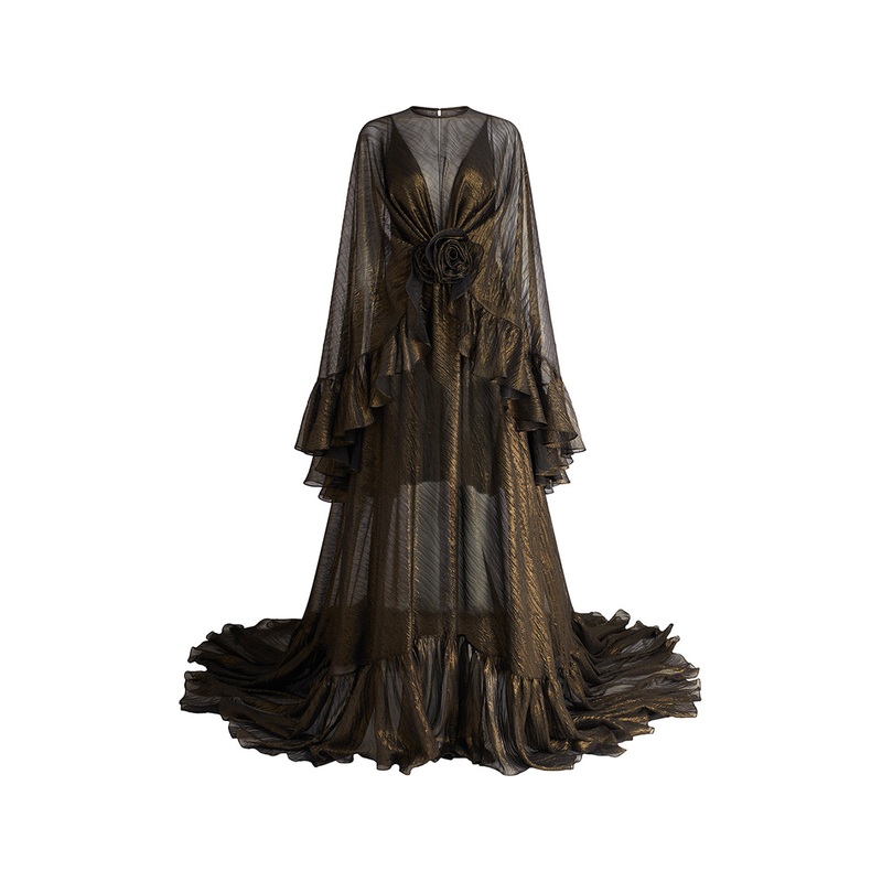 ROSE REVERIE GOWN IN BLACK