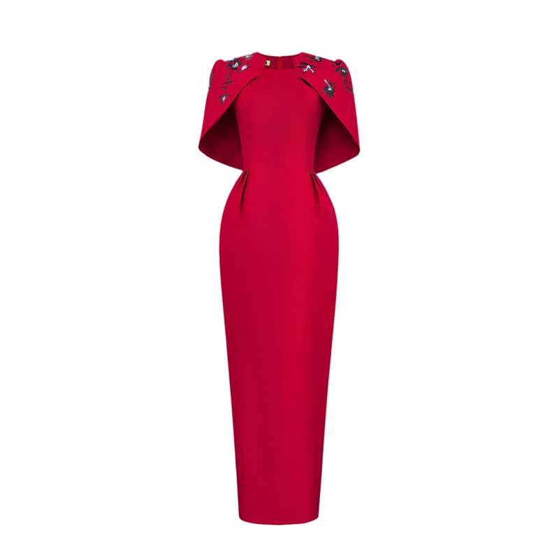CRIMSON COSMOS GOWN