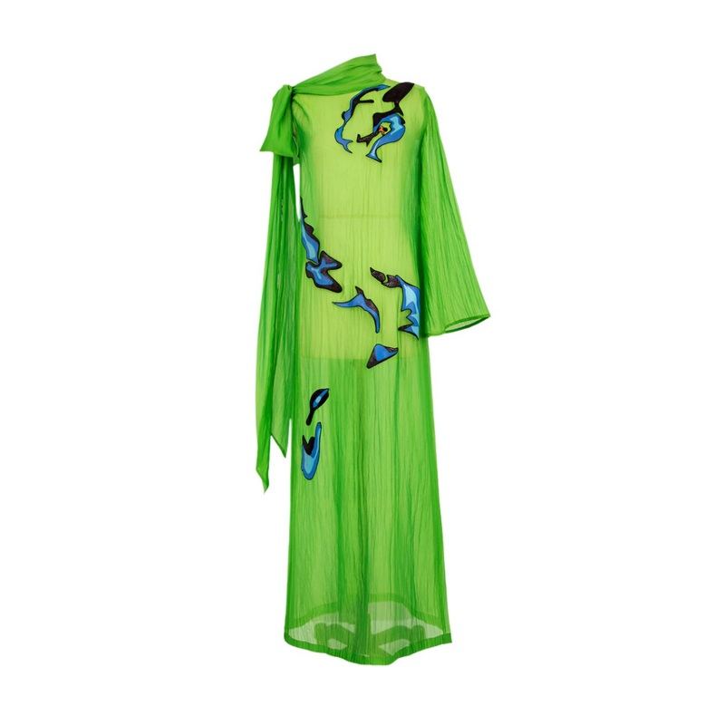 GREEN CONSTELATION GOWN