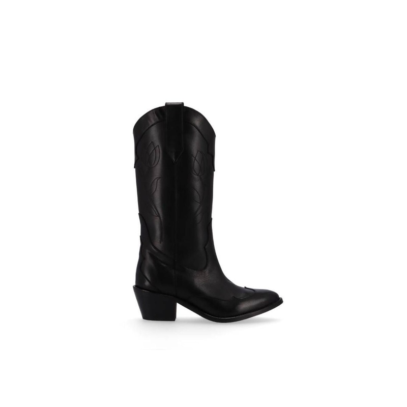 LIBERTY BLACK LEATHER BOOTS