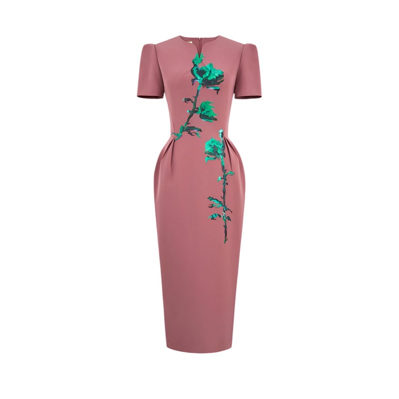 MYSTIC ELEGANCE MIDI DRESS