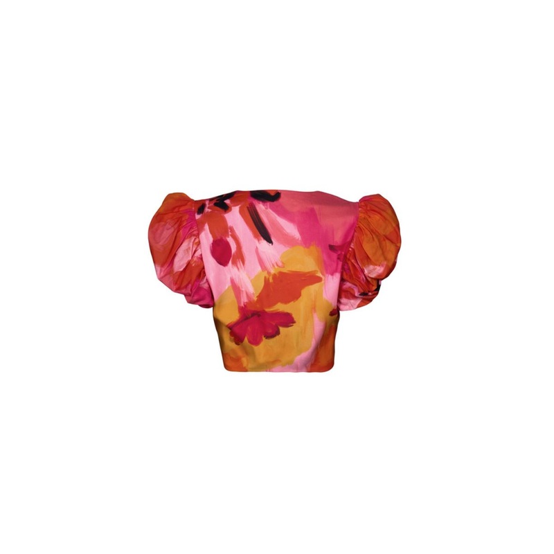 SUSPIRO TOP IN ANTURIO PRINT