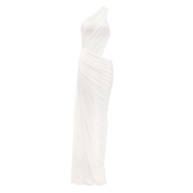 MINERAL MAXI DRESS IN WHITE
