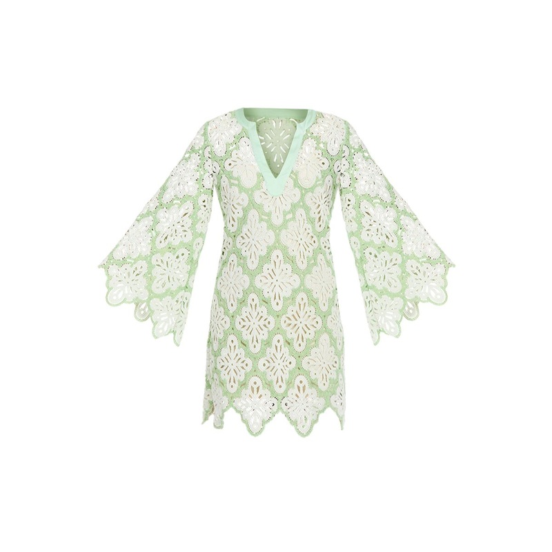 PALERMO SCALLOP MINI DRESS
