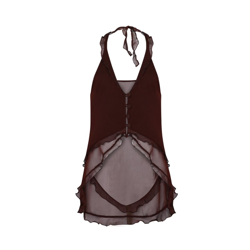 ATLAS TOP IN BROWN