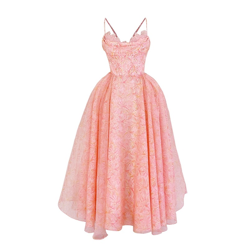 BLUSH PARADISE MIDI DRESS