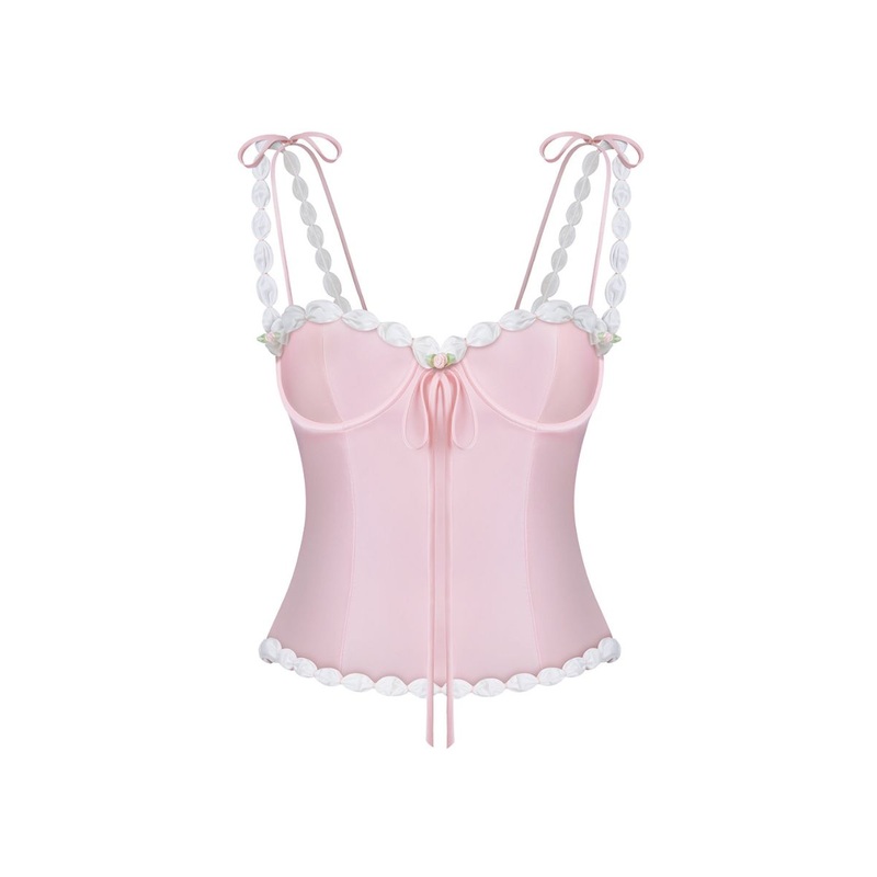 CAKE BUSTIER IN LIGHT PINK