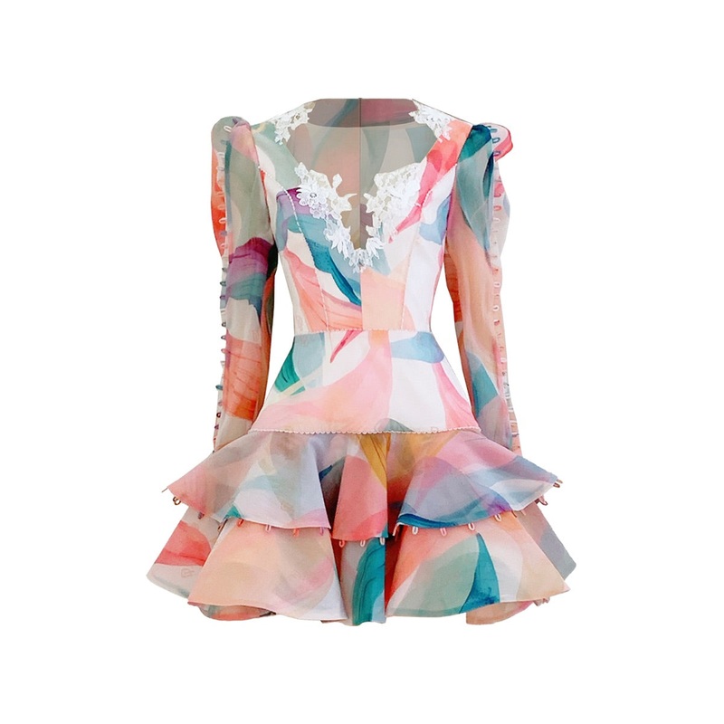 ETHEREAL GRACE MINI DRESS