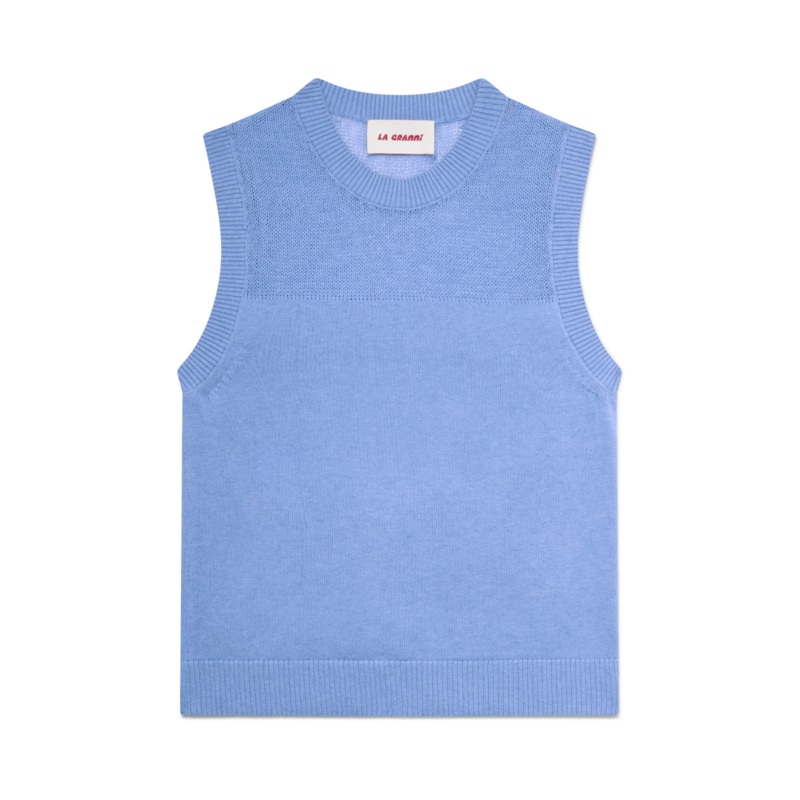 LA G TOP IN LIGHT BLUE