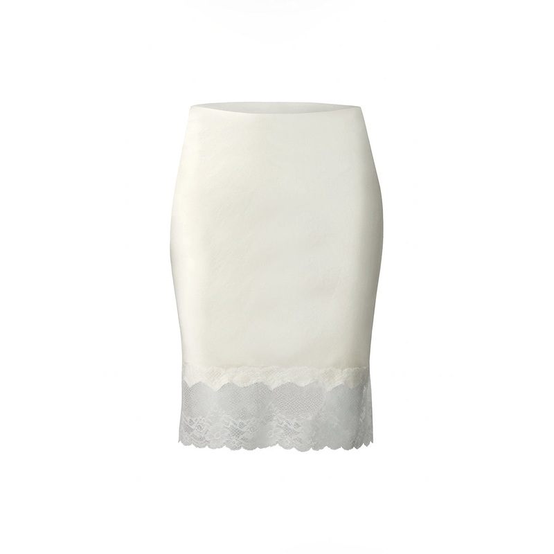 LUISA MINI SKIRT IN LIMONE