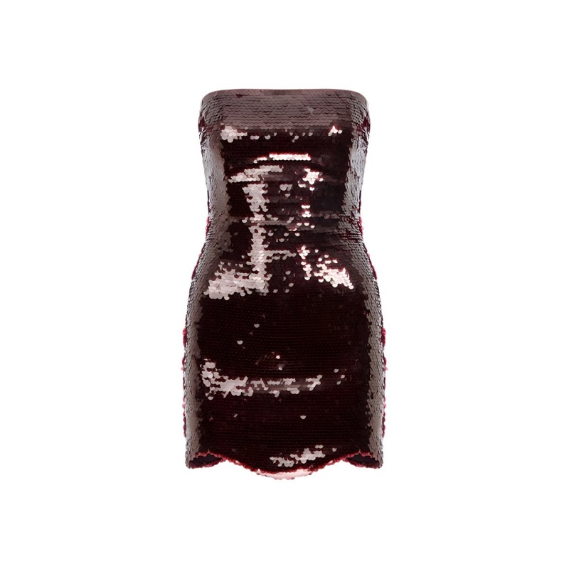 MARY DRESS IN BURGUNDY