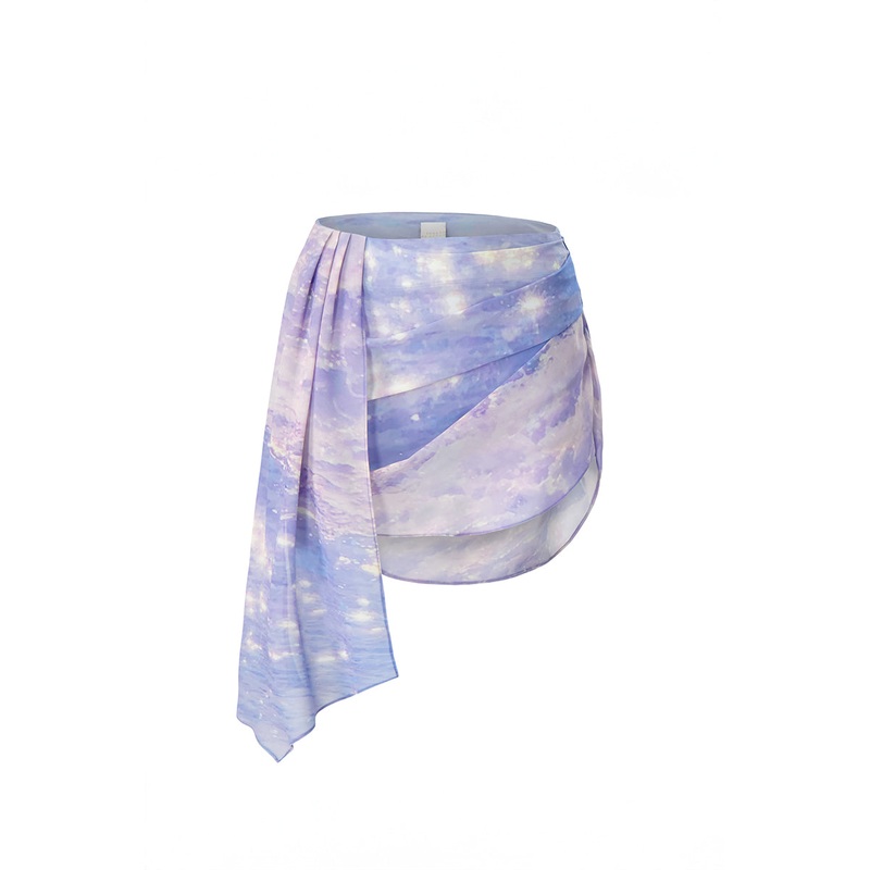 PAOLA DRAPED MINI SKIRT