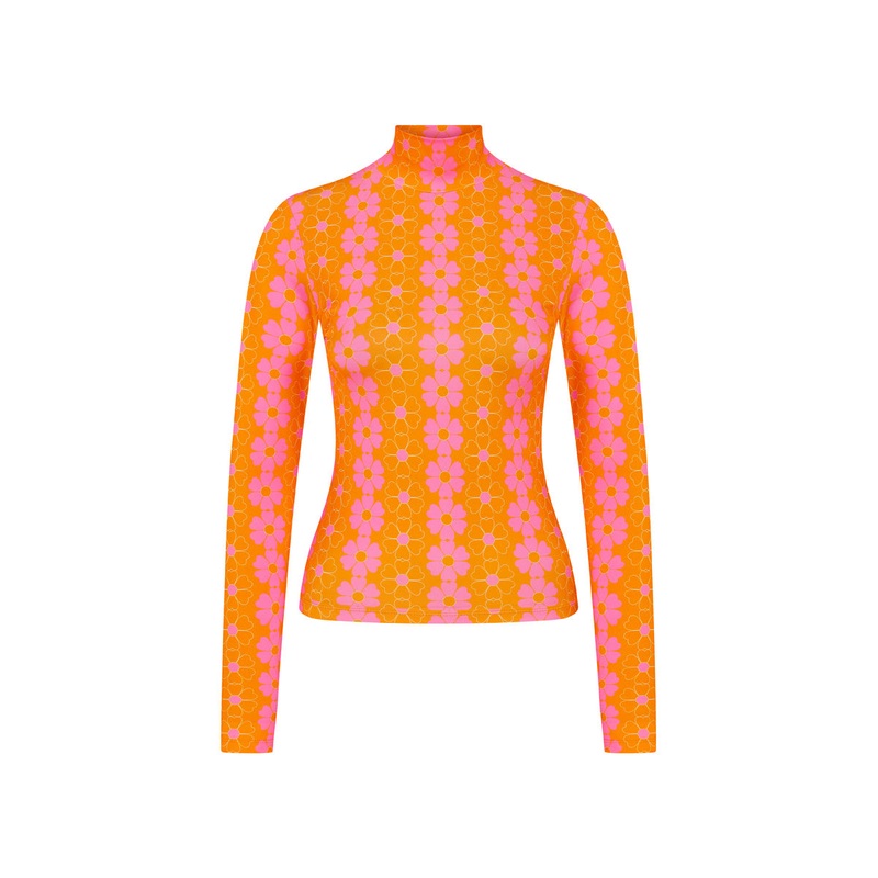 BLOOMING SUNSET ORANGE TOP