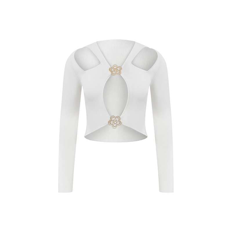LOVERS’ EMBLEM KNIT TOP