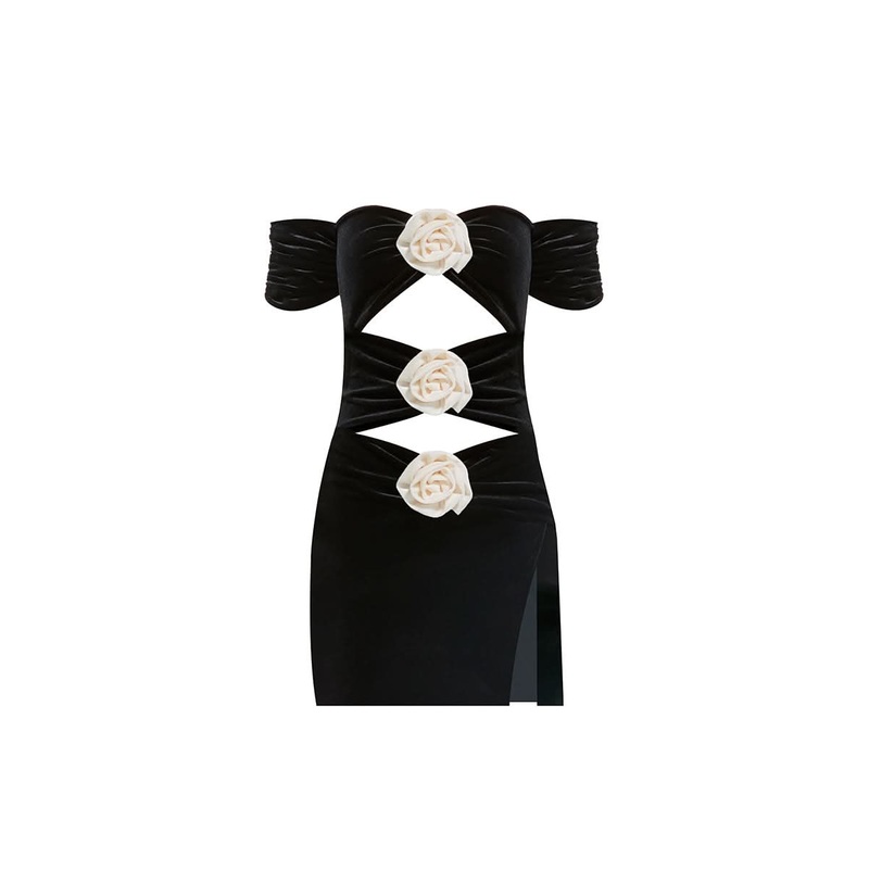 X NUR KARAATA CHANOUD MINI DRESS