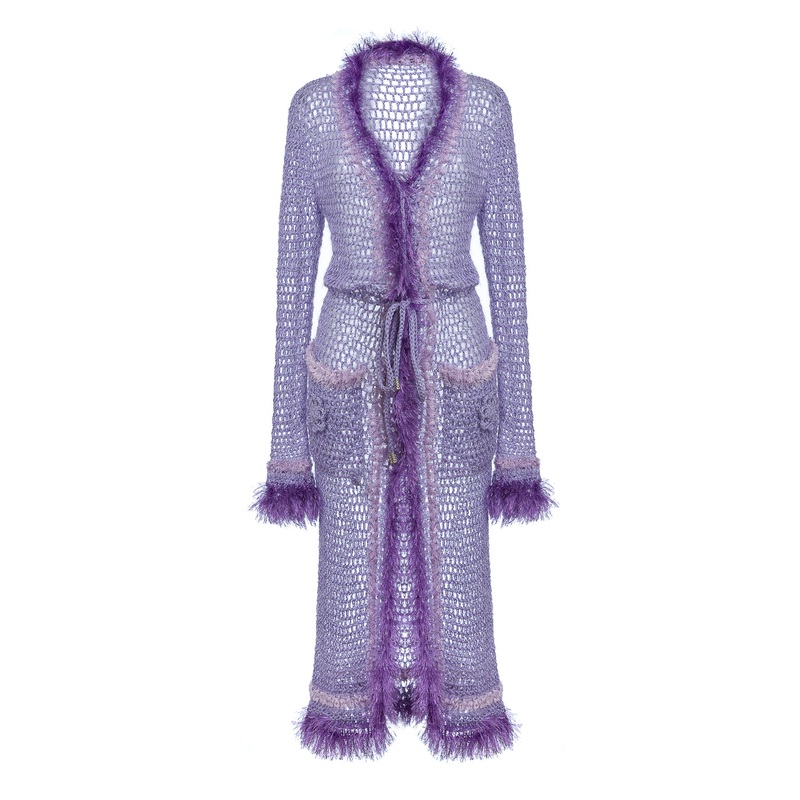 CAMILA HANDMADE KNIT CARDIGAN-DRESS