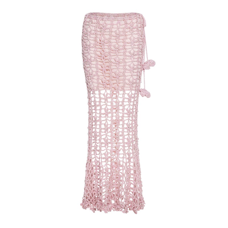 PINK VANILLA HANDMADE KNIT SKIRT