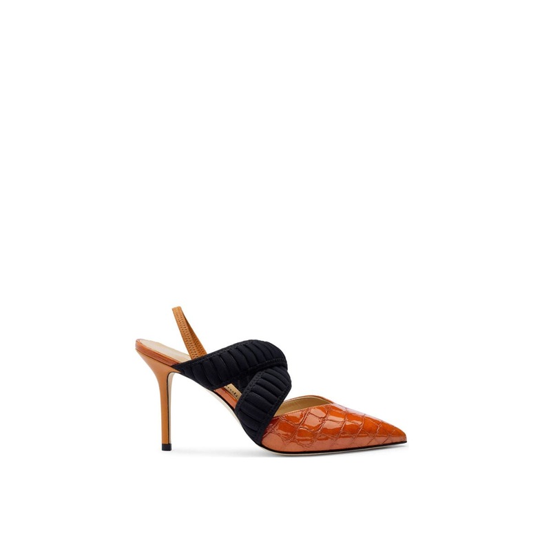 SLINGBACK TECLA TAN HEELS