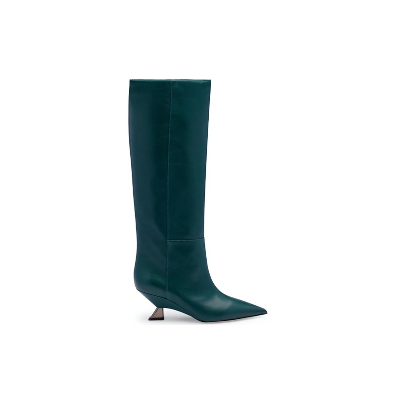 STIVALE ASHLEY PETROLIO BOOTS