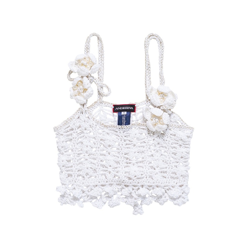 WHITE VANILLA HANDMADE CROCHET TOP