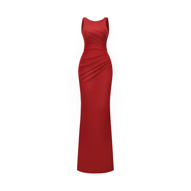 MARTHA COWL BACK GOWN