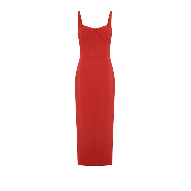 SEVILLA DRESS IN RED