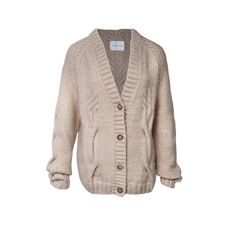 VILNELE CARDIGAN IN BEIGE