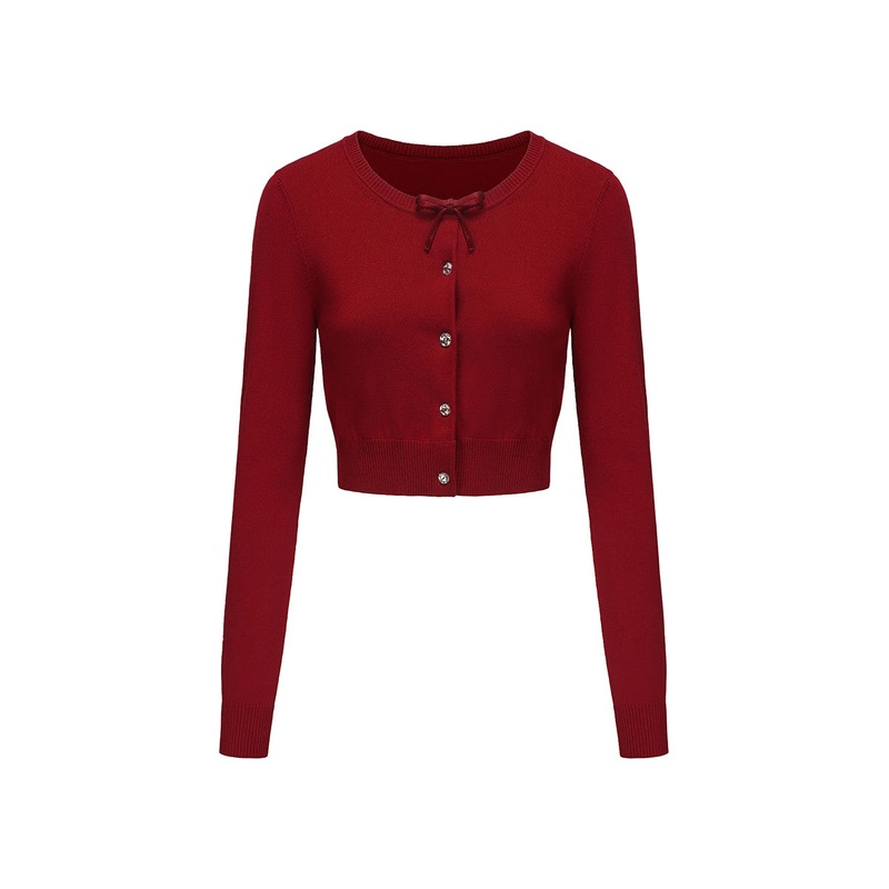 AUDRINA CARDIGAN IN RED