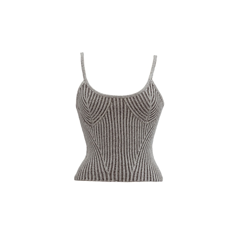 CORRIENTE IVORY BROWN TOP