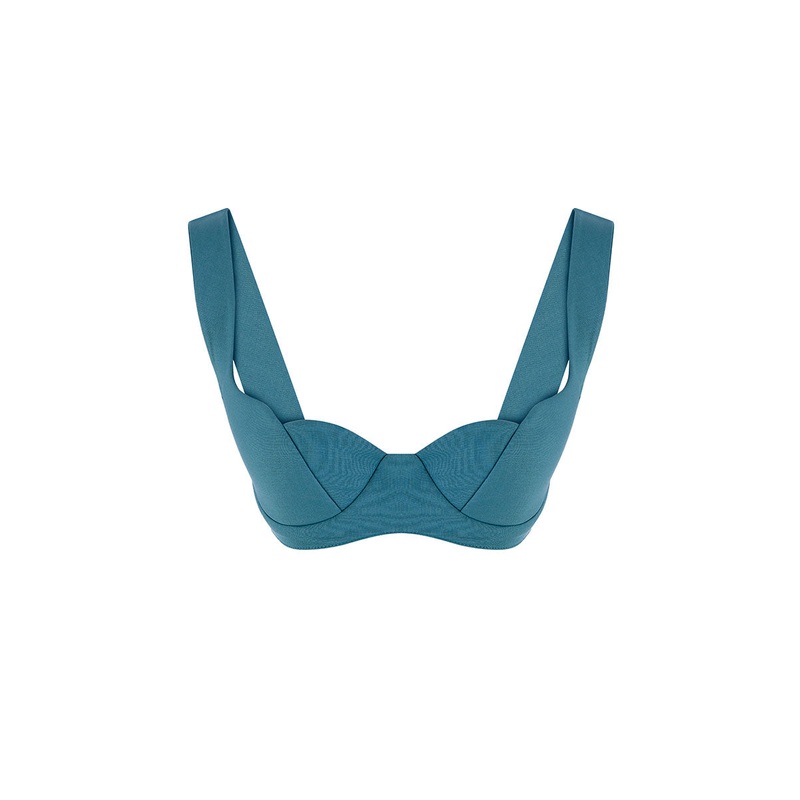 ANNE BRA IN BLUE GREEN