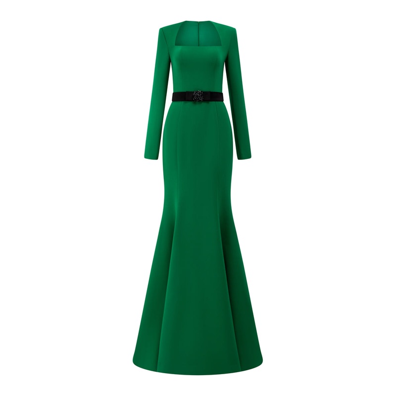 EMERALD MERMAID EVENING GOWN