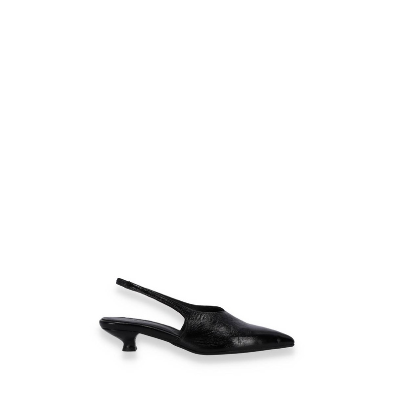 EROS LEATHER PUMPS IN BLACK