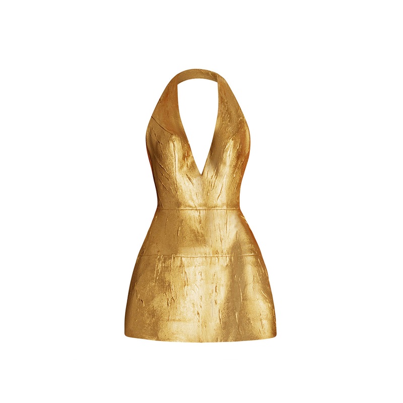 GOLDEN RADIANCE DRESS IN GOLD