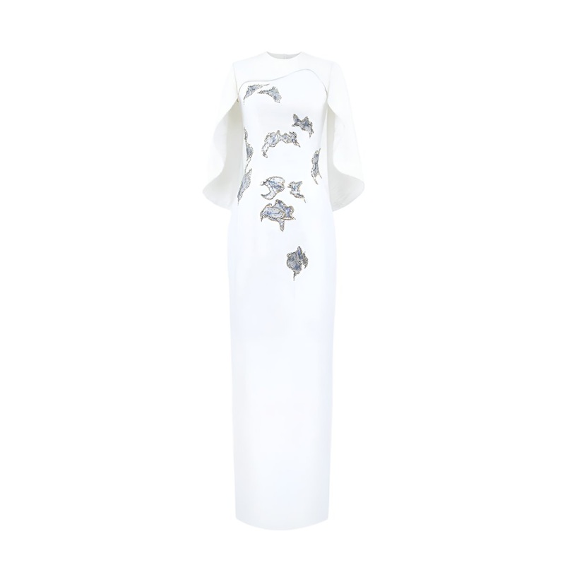 LUSTRE REVERIE GOWN IN WHITE