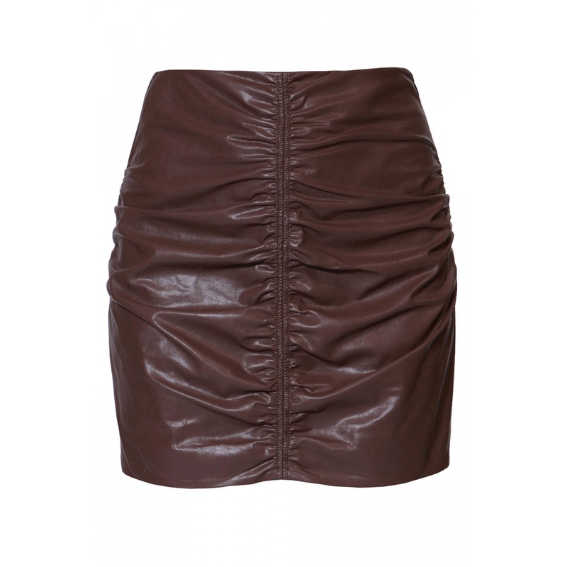 RUTH SKIRT IN CHOCOLATE BROWN