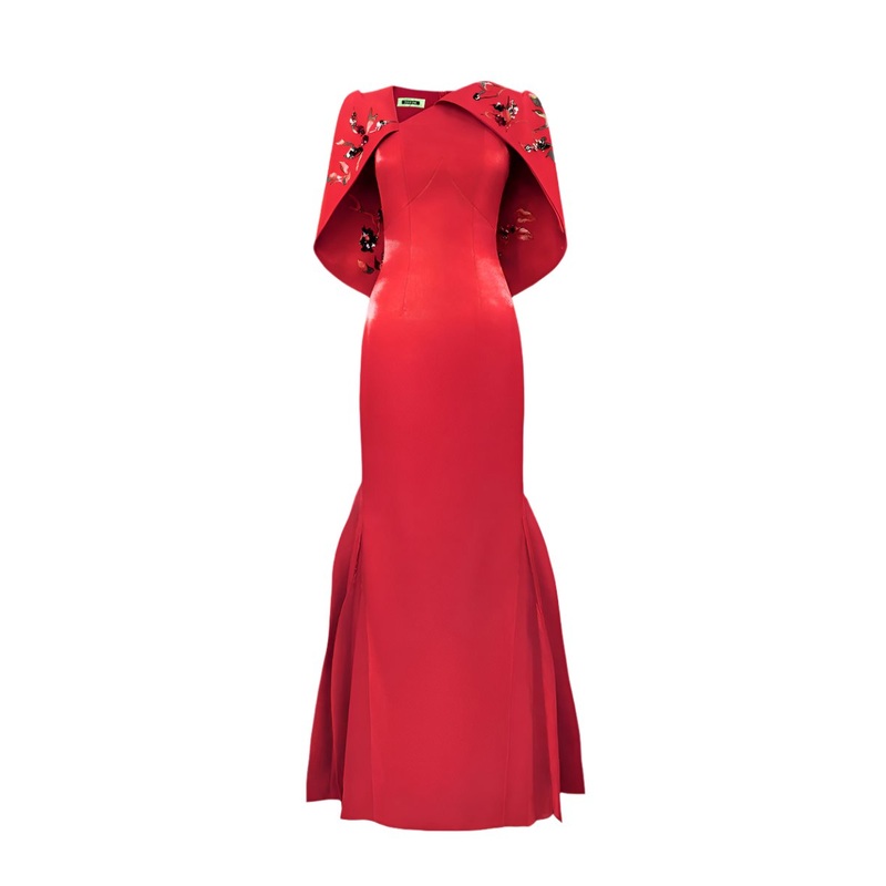 SONG OF FREEDOM GOWN IN RED