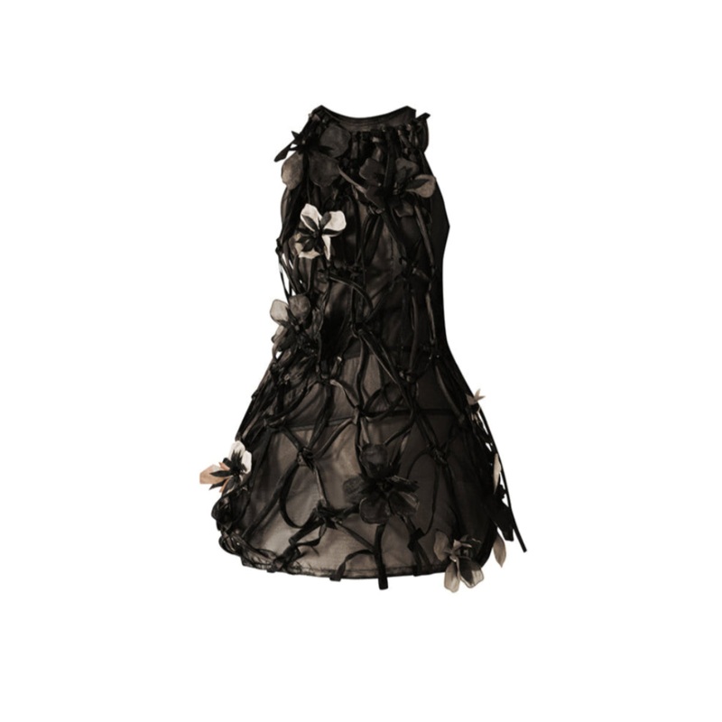 FLORAL CHIFFON DRESS