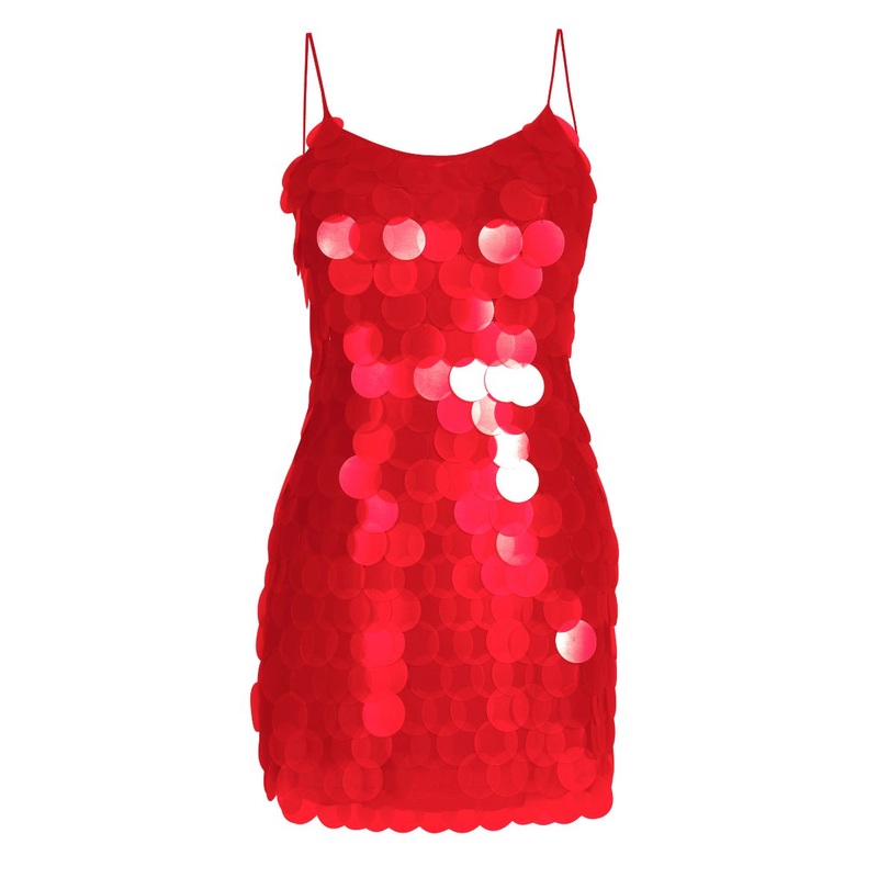 MARIELA MINI DRESS IN RED
