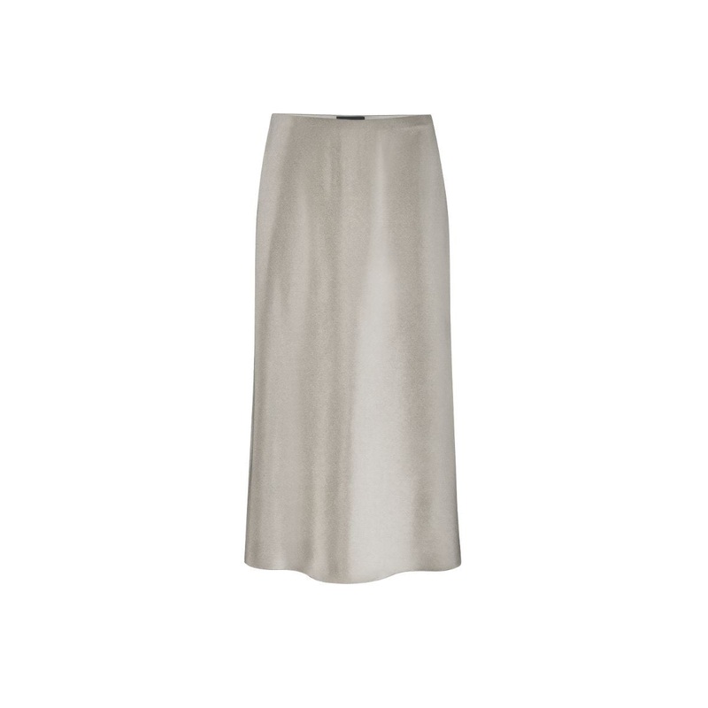 MELODY GREY MIDI SKIRT
