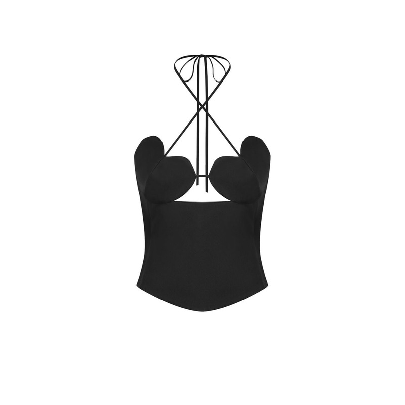 MS. HEART BLACK SIDE BUSTIER