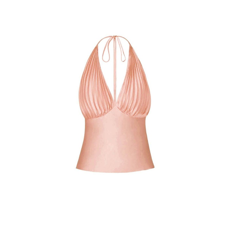 MS. PLEAT PEACH TOP