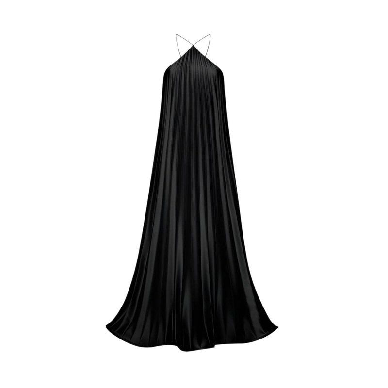 RUBY MIDI DRESS IN BLACK