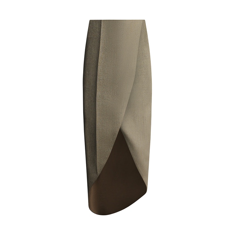 TAILORED MIDI SKIRT