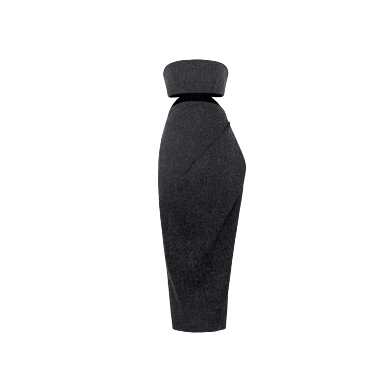TWEED PENCIL DRESS