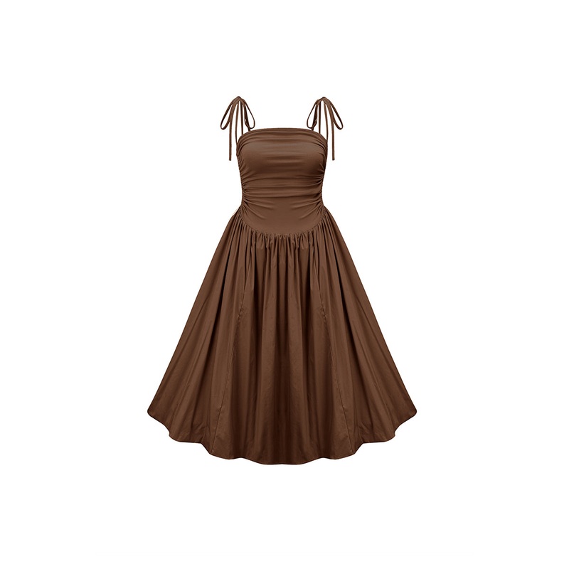 ALEXA DRESS IN CHOCOLATE